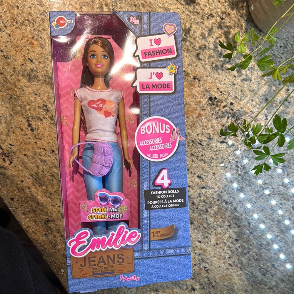 Emilie Fashion Doll with Accessories NIB
